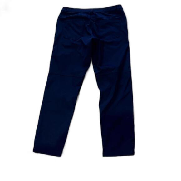 Lululemon Men's Straight Leg Slim Fit Pants True Navy Blue Size 32 - Picture 2 of 3